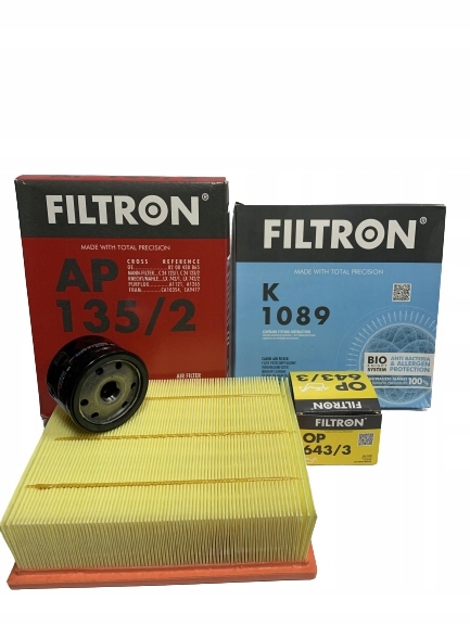 КОМПЛЕКТ ФИЛЬТРОВ RENAULT LAGUNA II 1.9 DCI20km