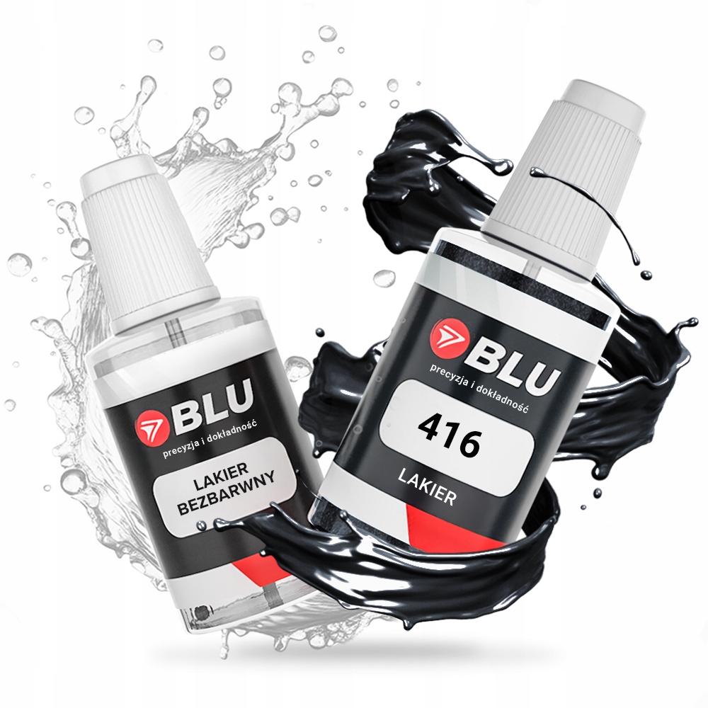 Lakier zaprawka samochodowa 416 Klar czarny carbonschwarz do Bmw 20ml Blu