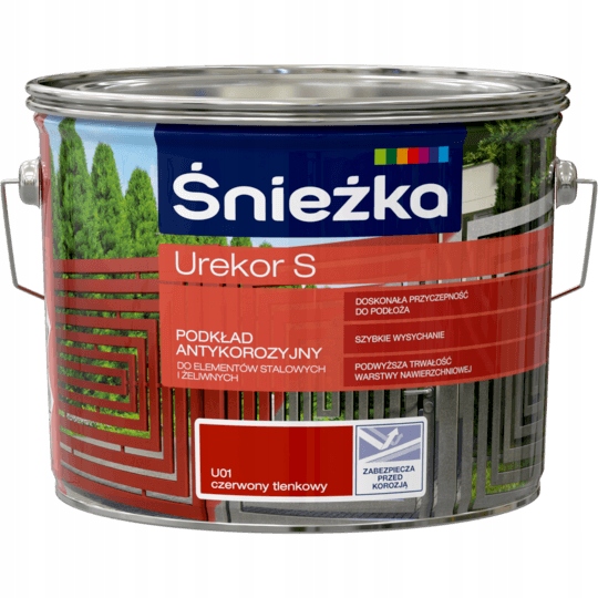 Śnieżka Urekor S Podkład antykorozyjny do metalu 2,5l Czerwony tlenkowy U01