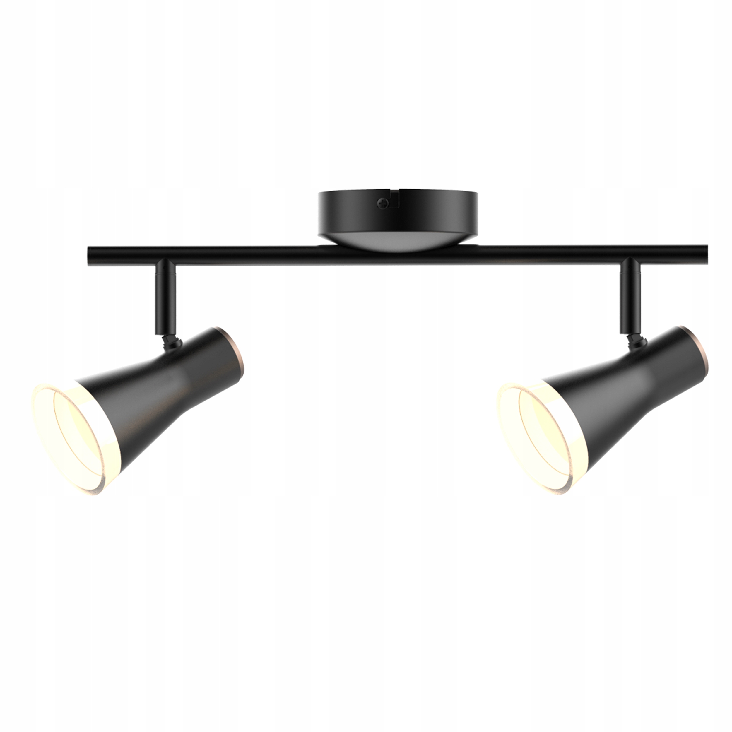 Nástěnná a stropní pohyblivá Led spotová lampa, černá