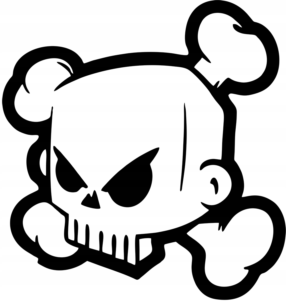 

Naklejka na samochód Czaszka Ken Block Skull 14x15