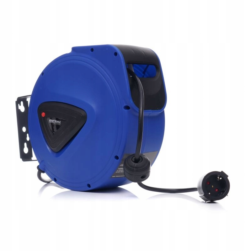 Prodlužovací Kabel bubnový 10 m 1 ks zásuvek modrý Kraft&Dele KD4027