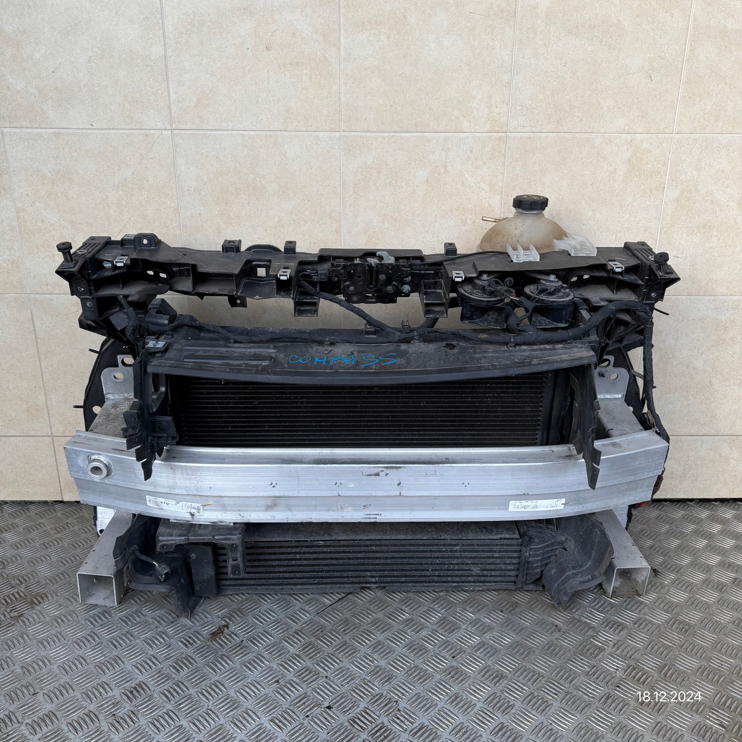 support panel for radiators complete JEEP COMPASS II 2017 ROK