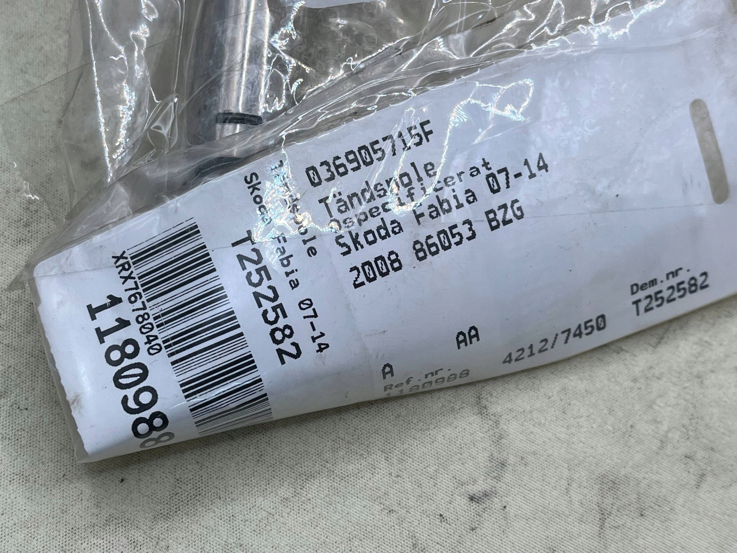 coil ignition seat ibiza III 1,4 16v 036905715E !J