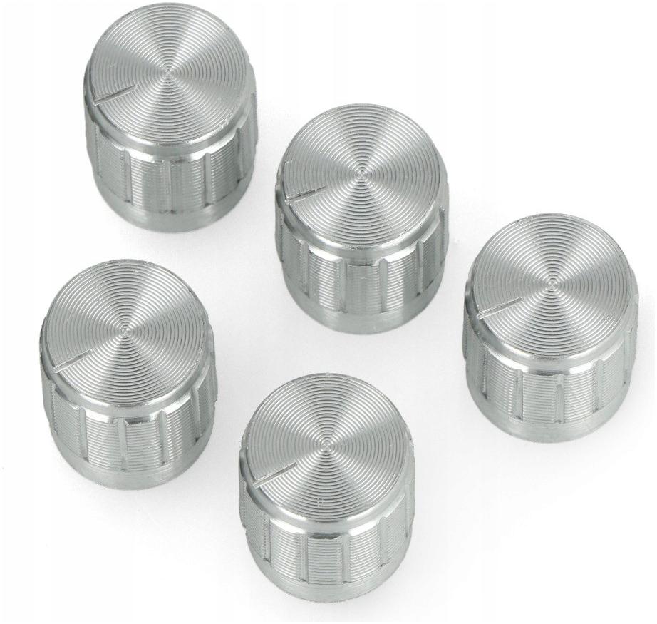 Gałka do potencjometru 16x14mm - aluminiowa -6mm