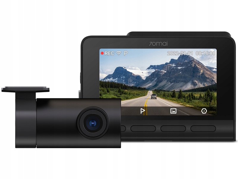 Autokamera 70mai 4K A810 v balení s RC12 Predná Kamera Zadná Časť