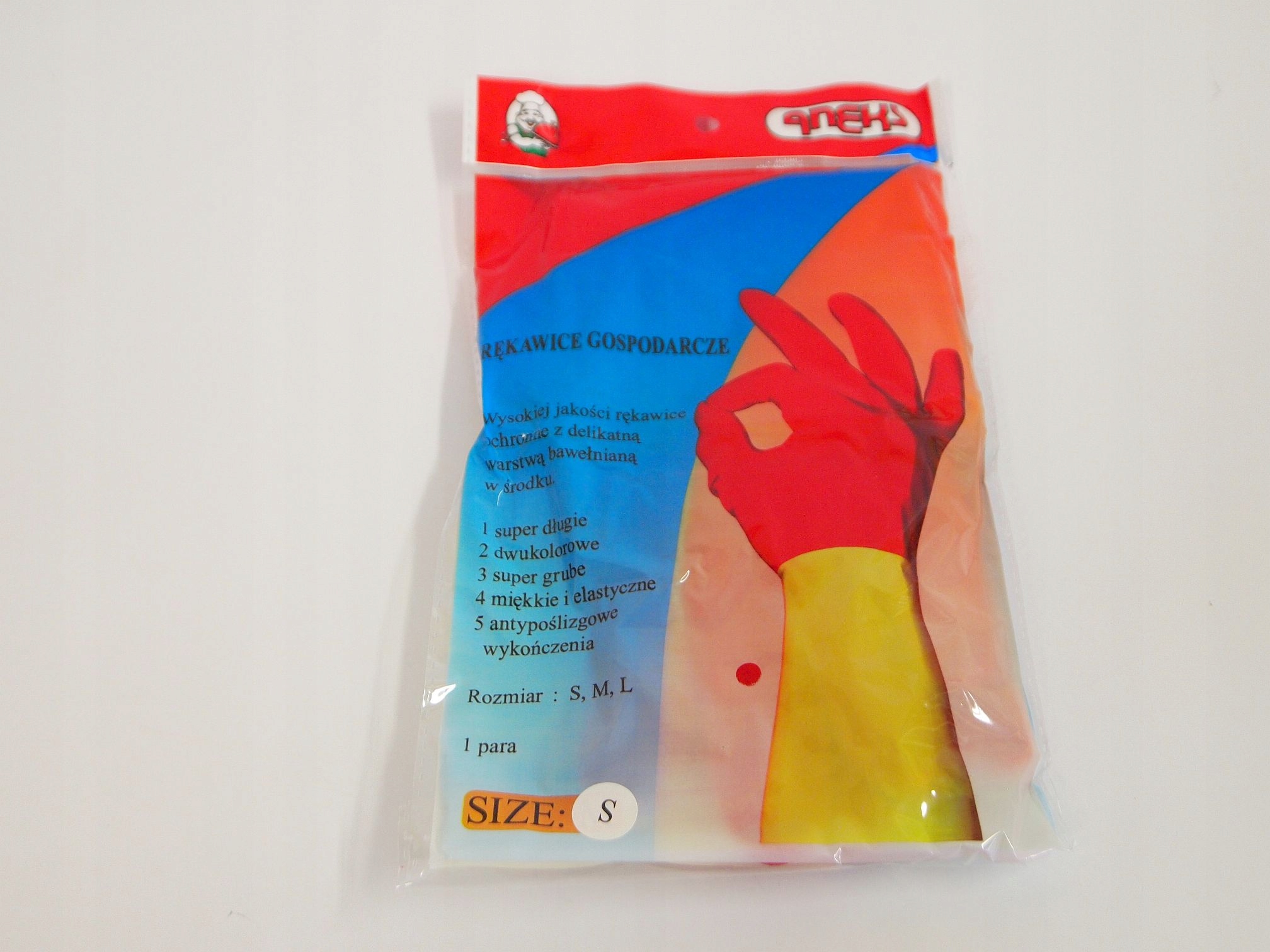 RĘKAWICE GUMOWE GOSPODARCZE GRUBE S-M Rodzaj rękawice