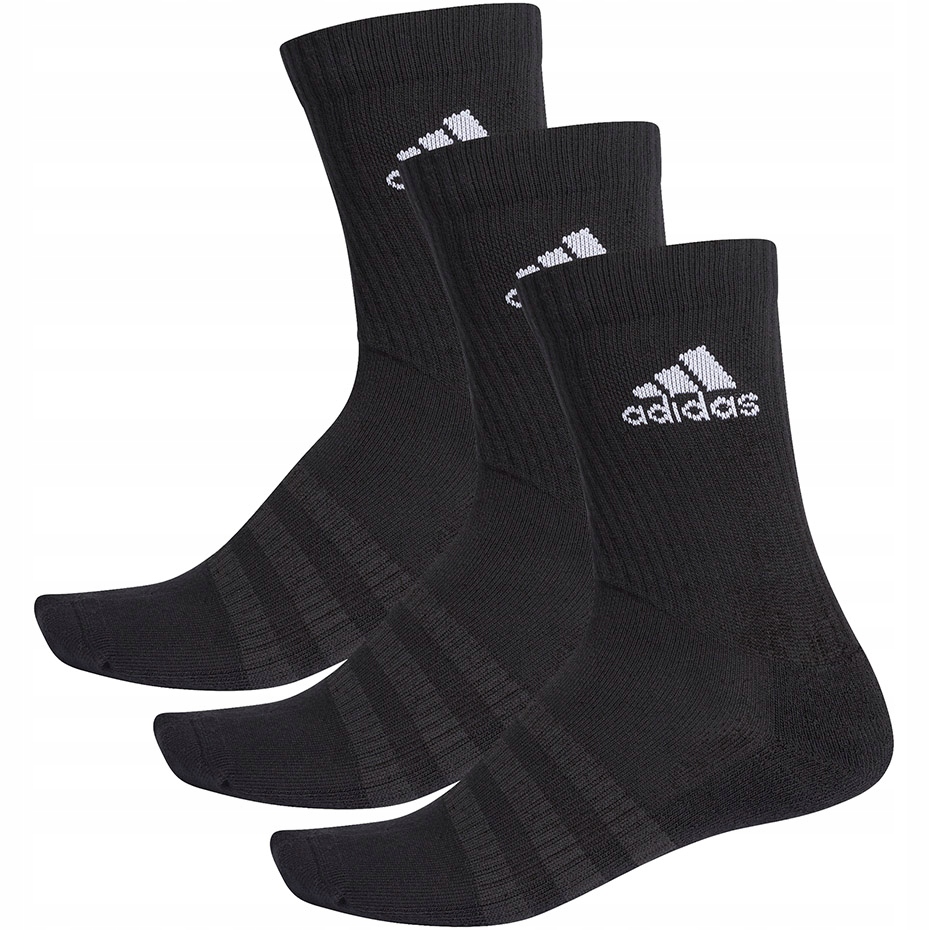 ADIDAS SKARPETY DŁUGIE CUSHION r.40-42 CZARNE 6PAK