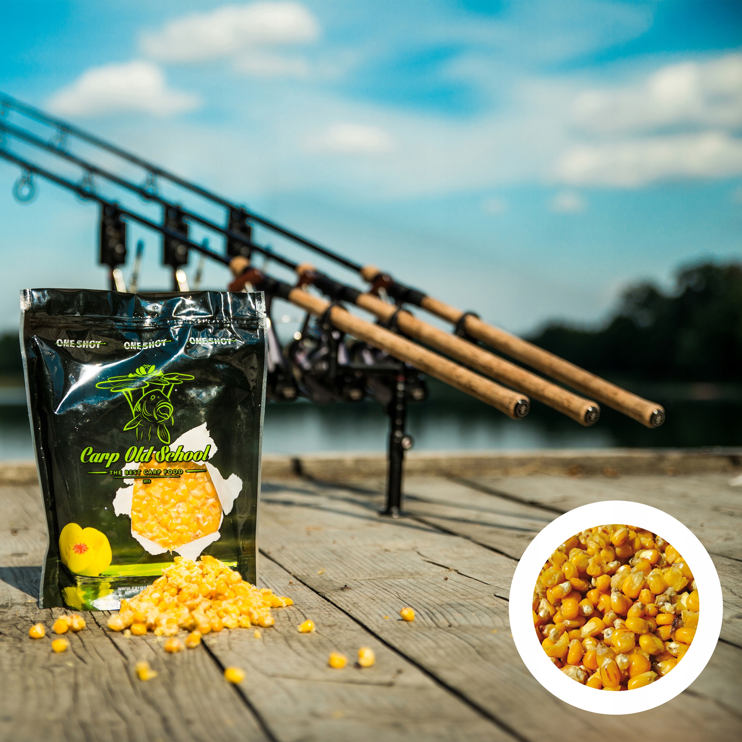Kukurydza Carp Old School 1kg Scopex