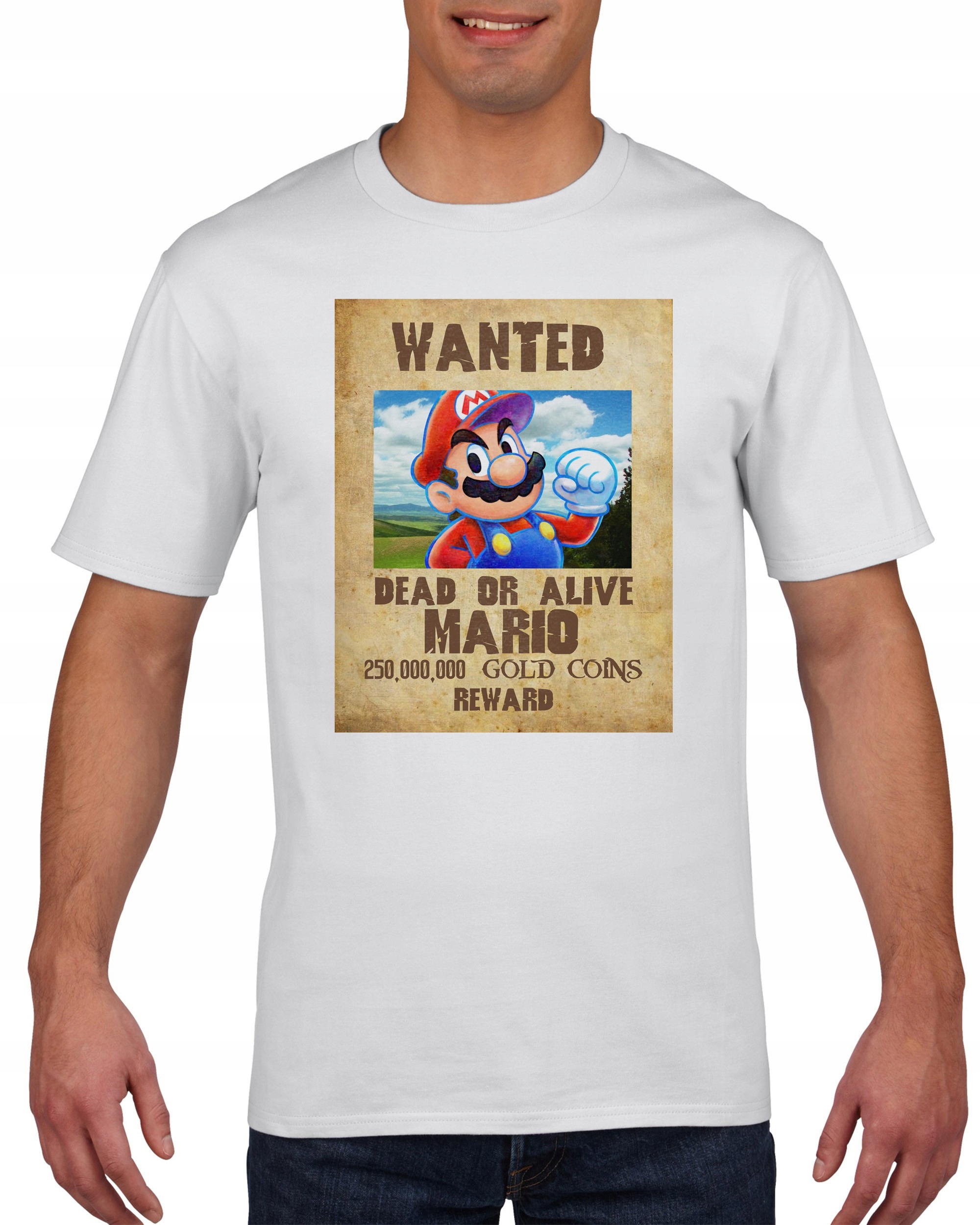 

Koszulka męska Super Mario Bross L