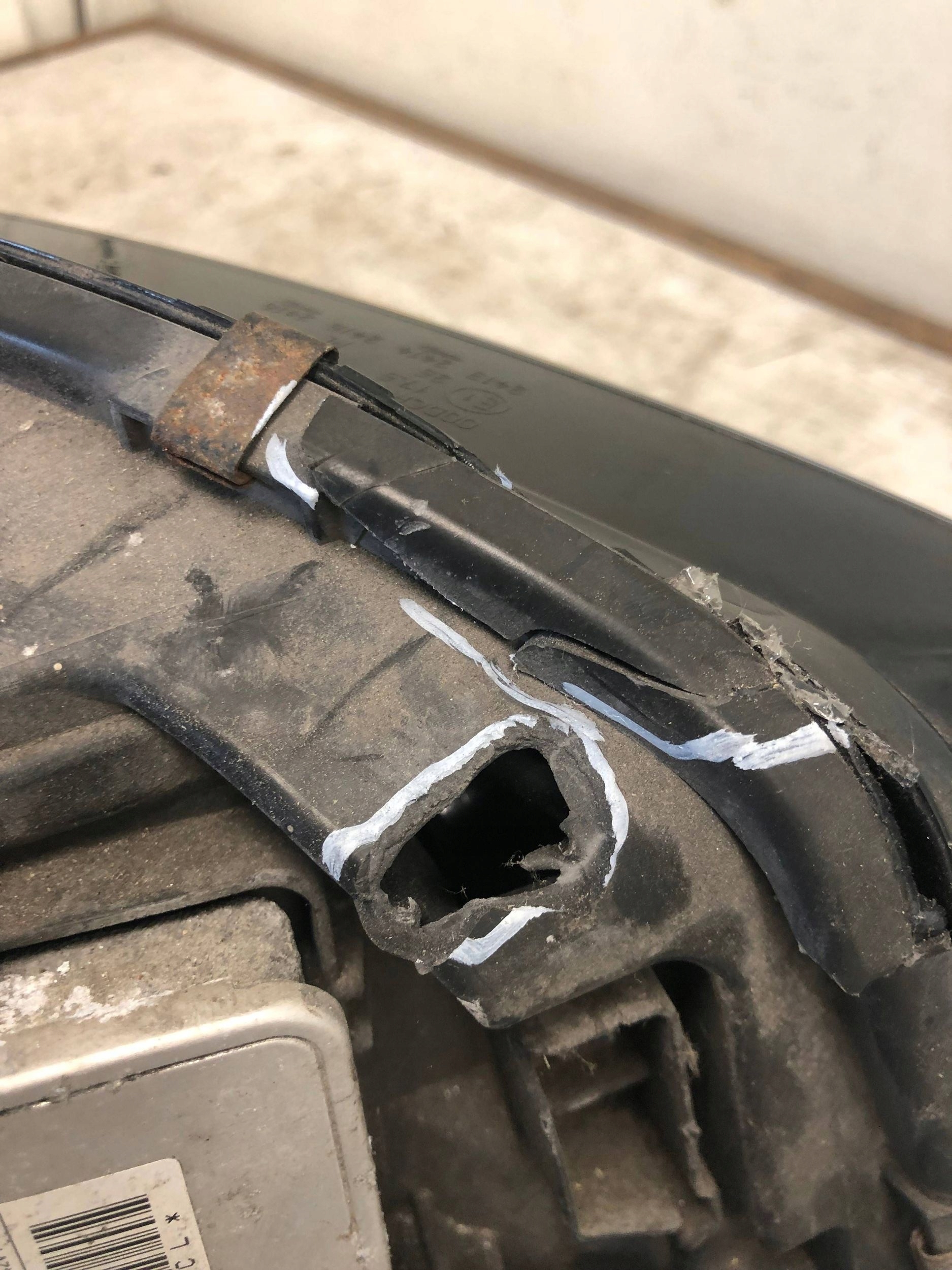 light left front XENON AUDI A4 B8 8K0941003C