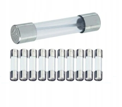 BEZPIECZNIK TOPIKOWY SZKLANY SZYBKI 6,3A 5x20mm Kod producenta 1820.1820