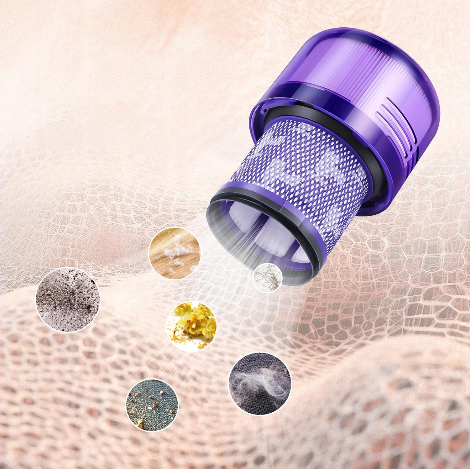 FILTR HYPA DO ODKURZACZA DYSON V11 SV14 V15 - 4 SZTUKI Liczba sztuk 4 szt.