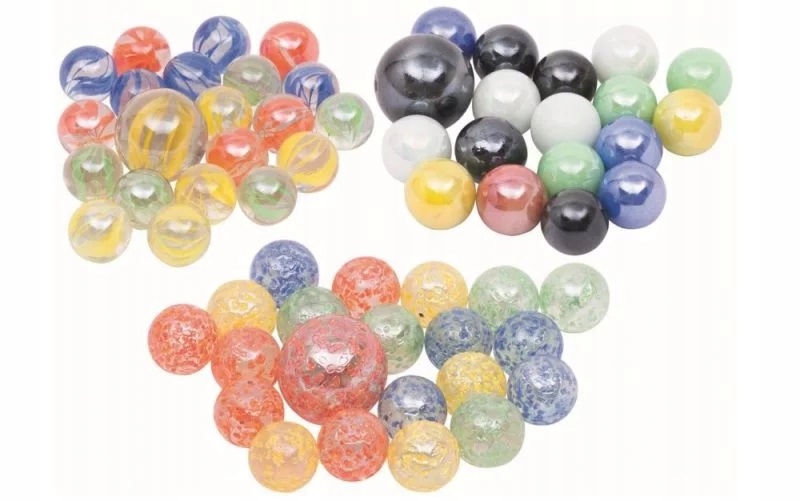 

Marbles Szklane Kulki w Woreczku 21 szt