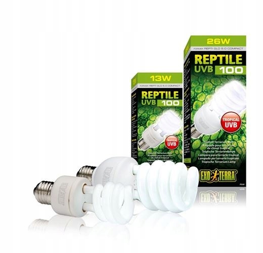

Żarówka Uvb 100 13W Exo Terra terrarium tropikalne