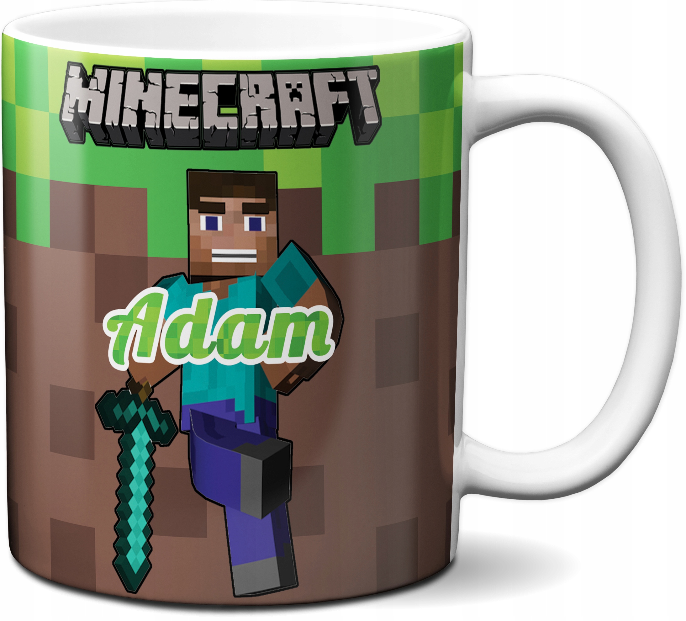 

Kubek Minecraft Dla Dziecka Upominek+imię