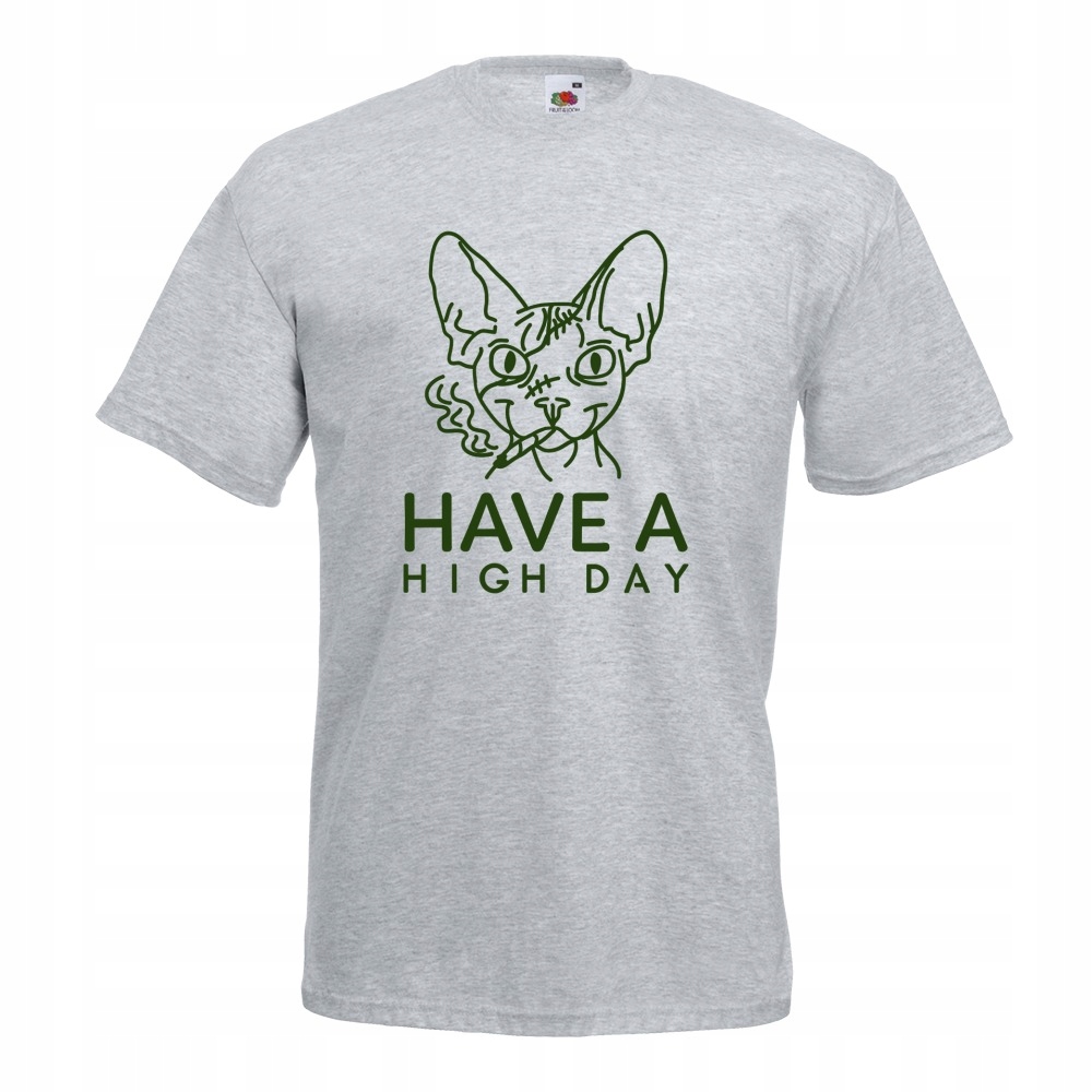 

Koszulka have a high day kot 420 XL szara