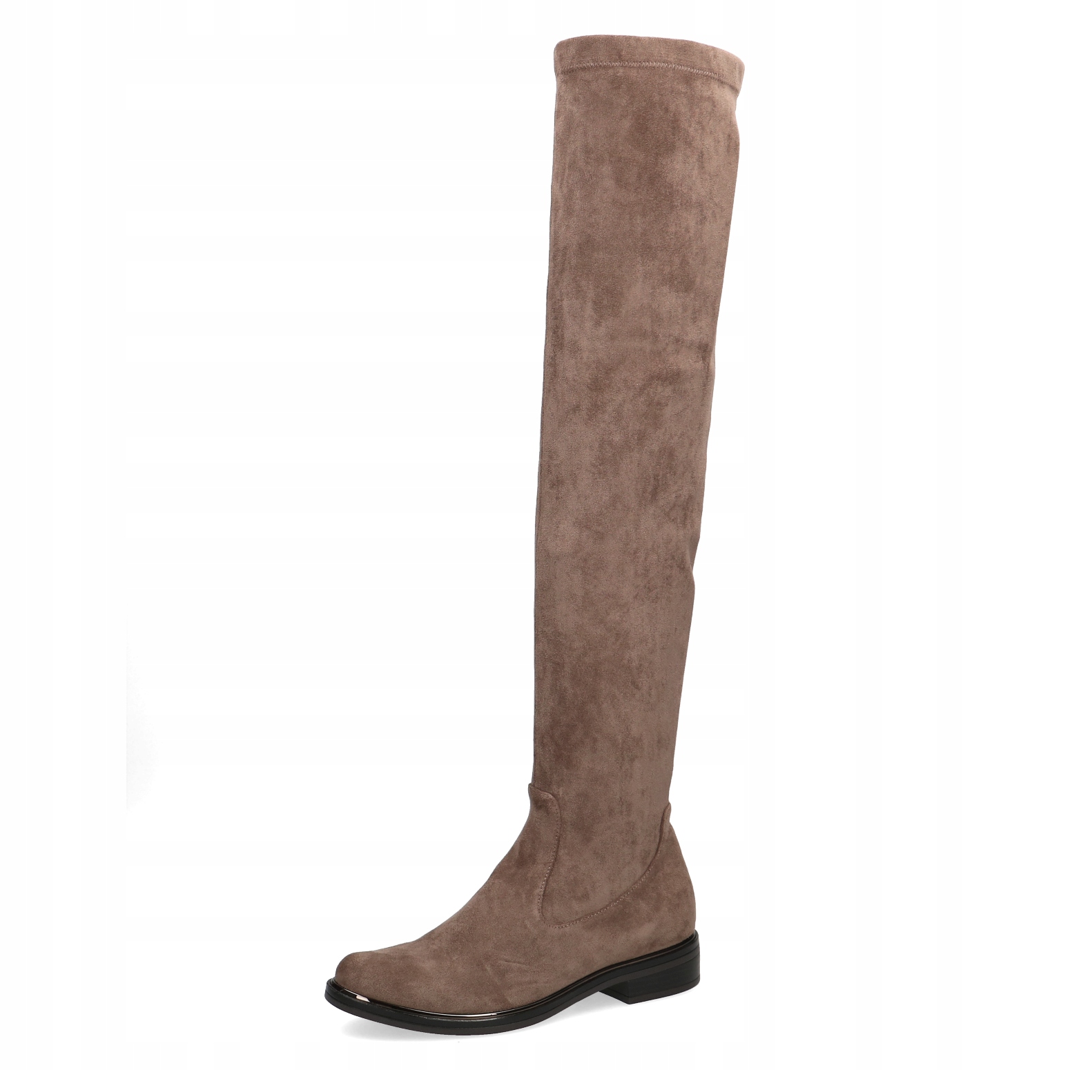 Kozaki stretch brązowe Kania [Rozmiar: 40]