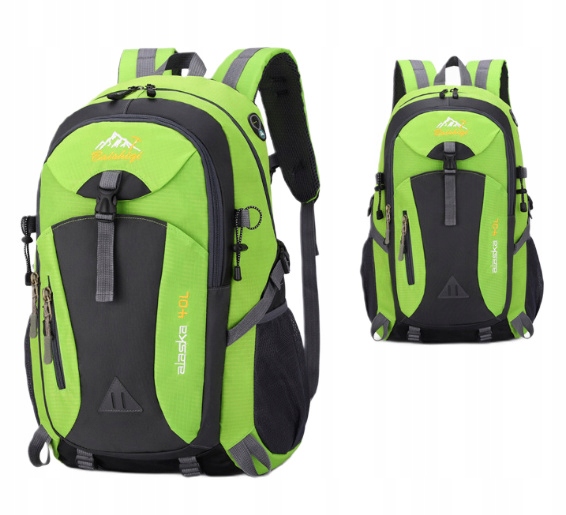 Plecak damski turystyczny Alaska 40L zielony wodoodporny trekkingowy Rg