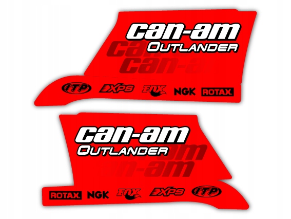 Samolepky Can-Am Outlander sada nálepek