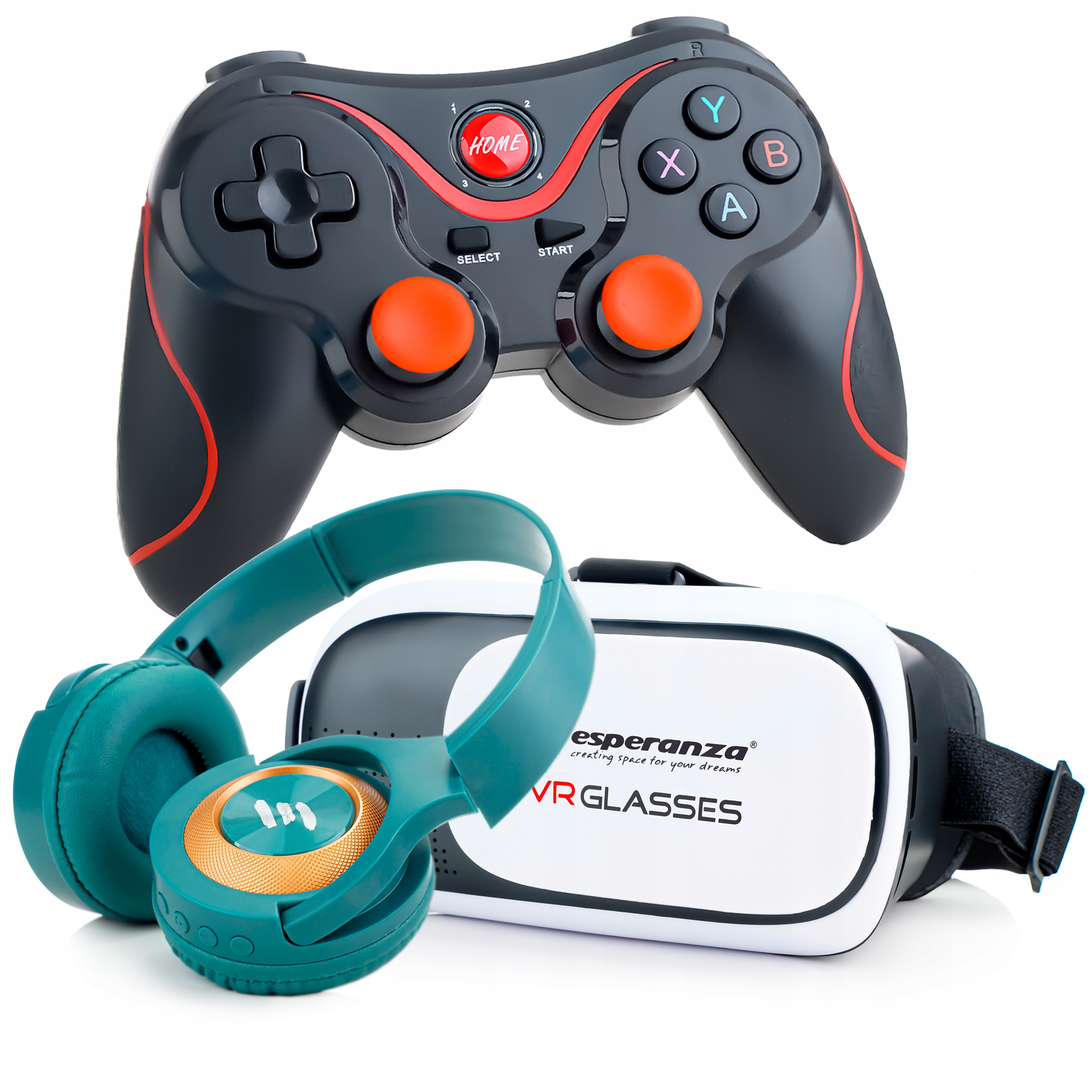 GOGLE OKULARY VR 3D WIRTUALNE DO TELEFONU DO GIER