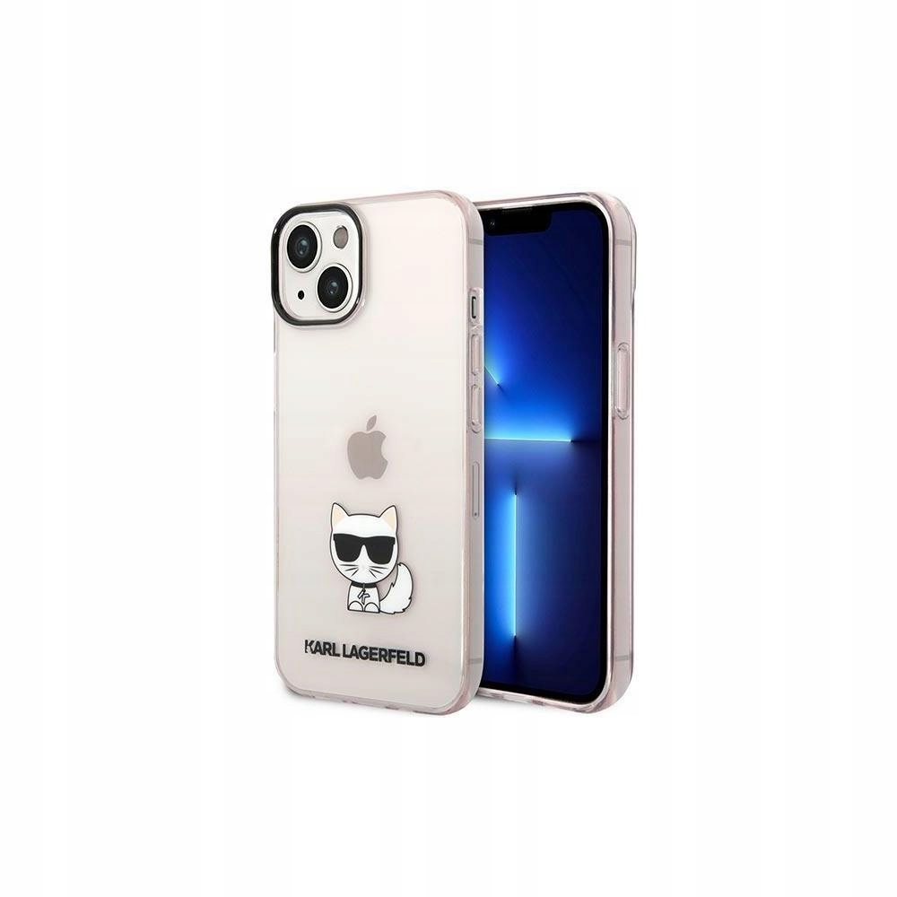 Etui Karl Lagerfeld Choupette Body na iPhone 14 Pro Max różowe Karl