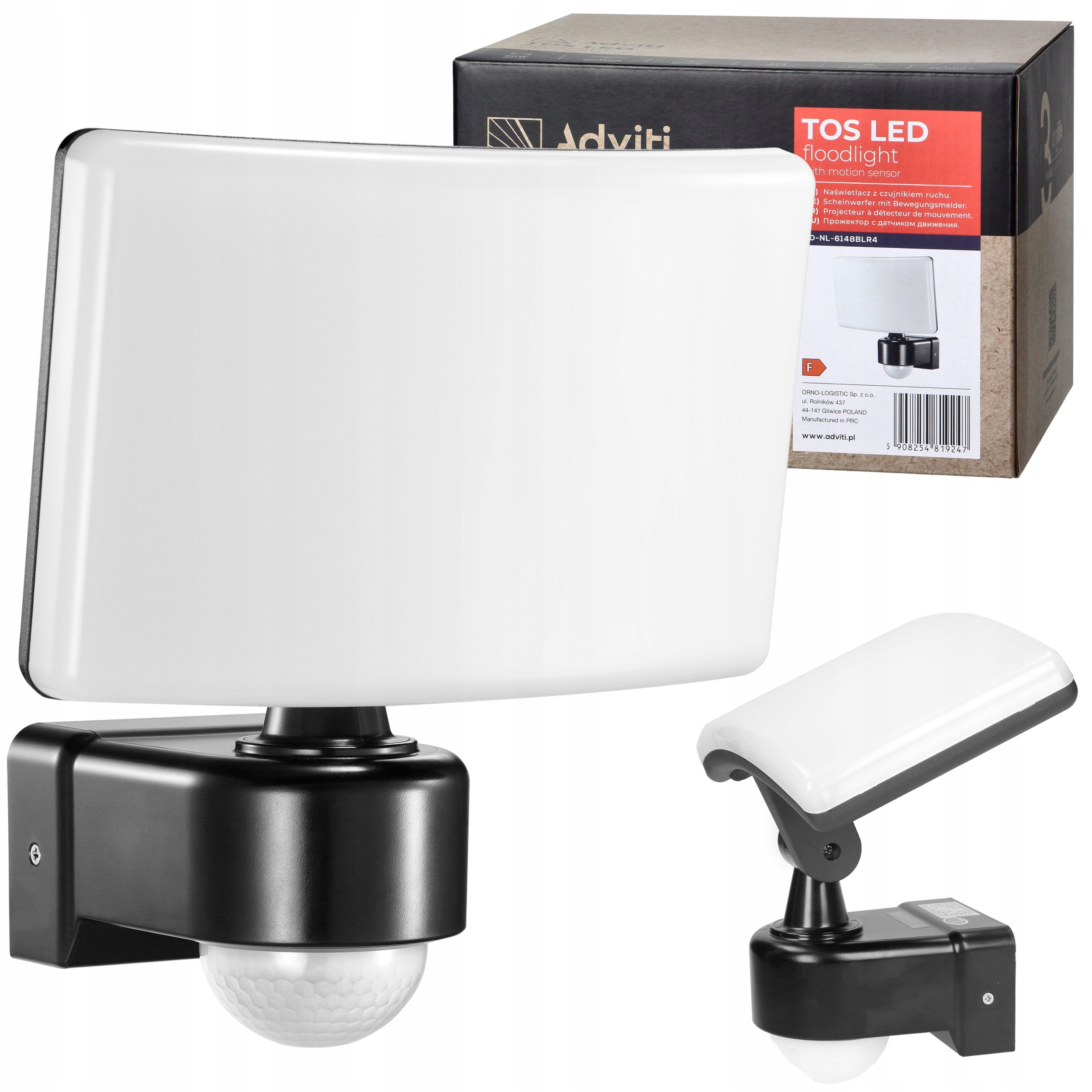 

Lampa Zewnętrzna Led 30W Regulacja Czujnik Ruchu