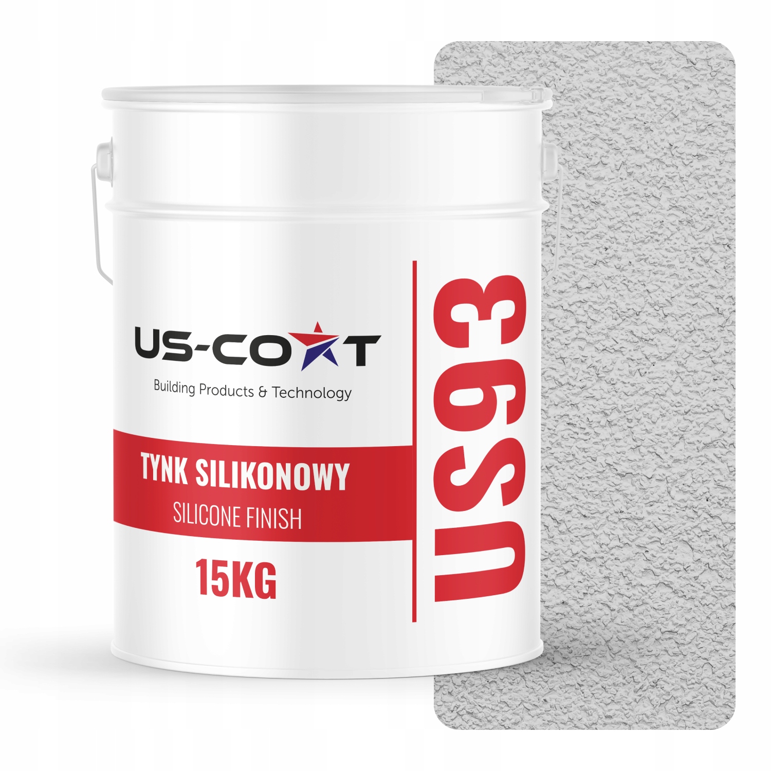 Silikonová Omietka Biela Zlomená Do Šedej F251 15 Kg Baranek Granulácia 3.0 mm