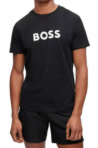 Tričko Hugo Boss černé XL tričko Boss Beachwear Uv