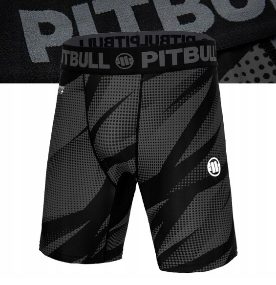 Męskie Spodenki kompresyjne Pitbull Dot Camo II elastyczne na trening sport