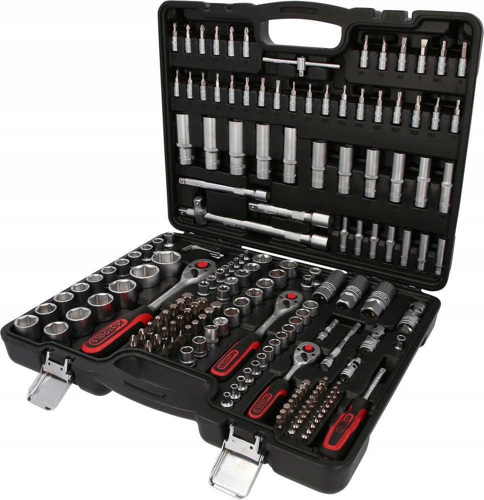 Sada nástrčných kľúčov 1/4"+3/8"+1/2" 179 prvkov 917.0779 Ks Tools