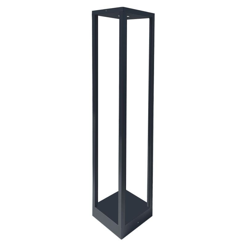 Stojací zahradní lampa sloupek 60 cm čtvercová Led černá IP54 Dpm