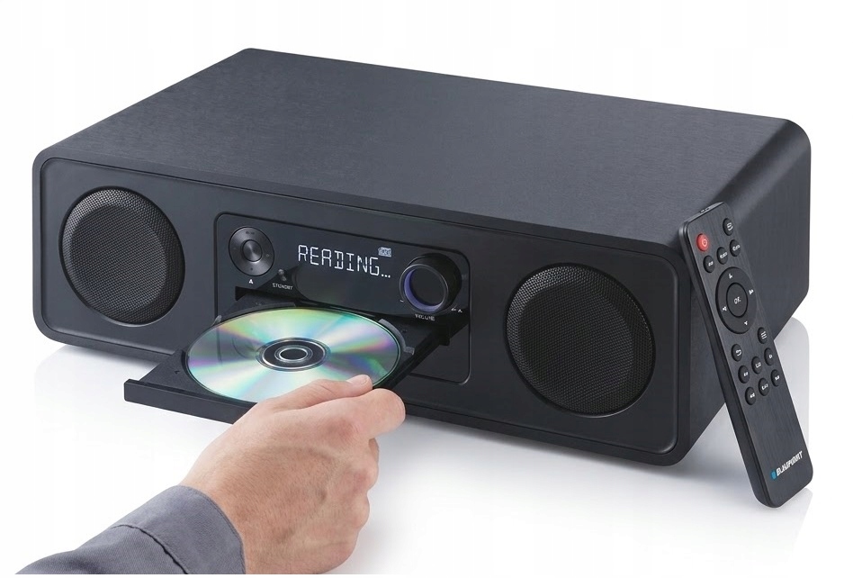 Wieża Stereo Blaupunkt MS20BK Bt CD MP3 Usb Led Radio Aux +pilot Pendrive