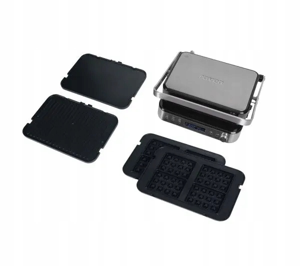 Grill elektryczny Raven EGE005 2000W Kontaktowy Nieprzywieralna powłoka