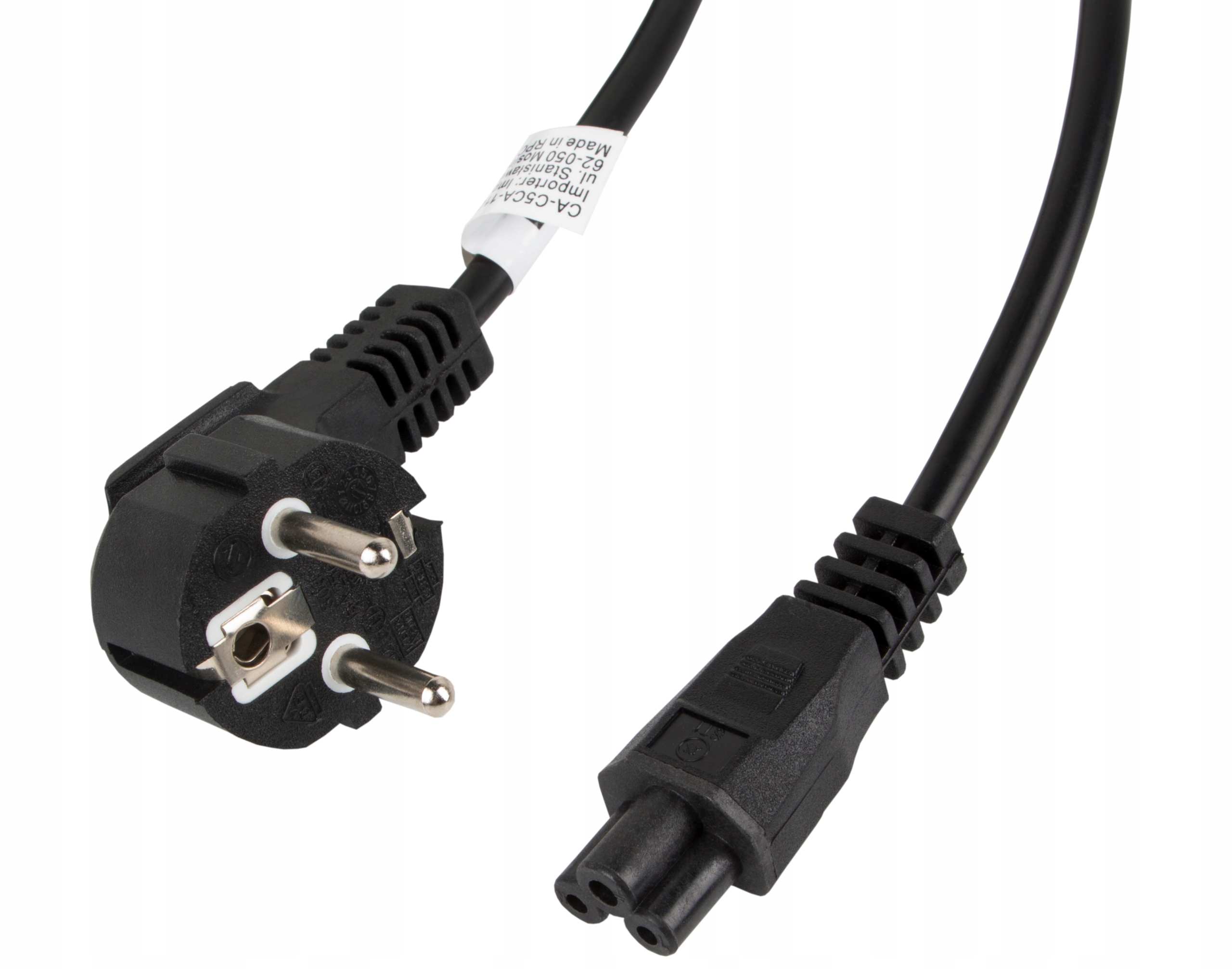 

Kabel zasilający 3m koniczynka do notebookow 3-PIN