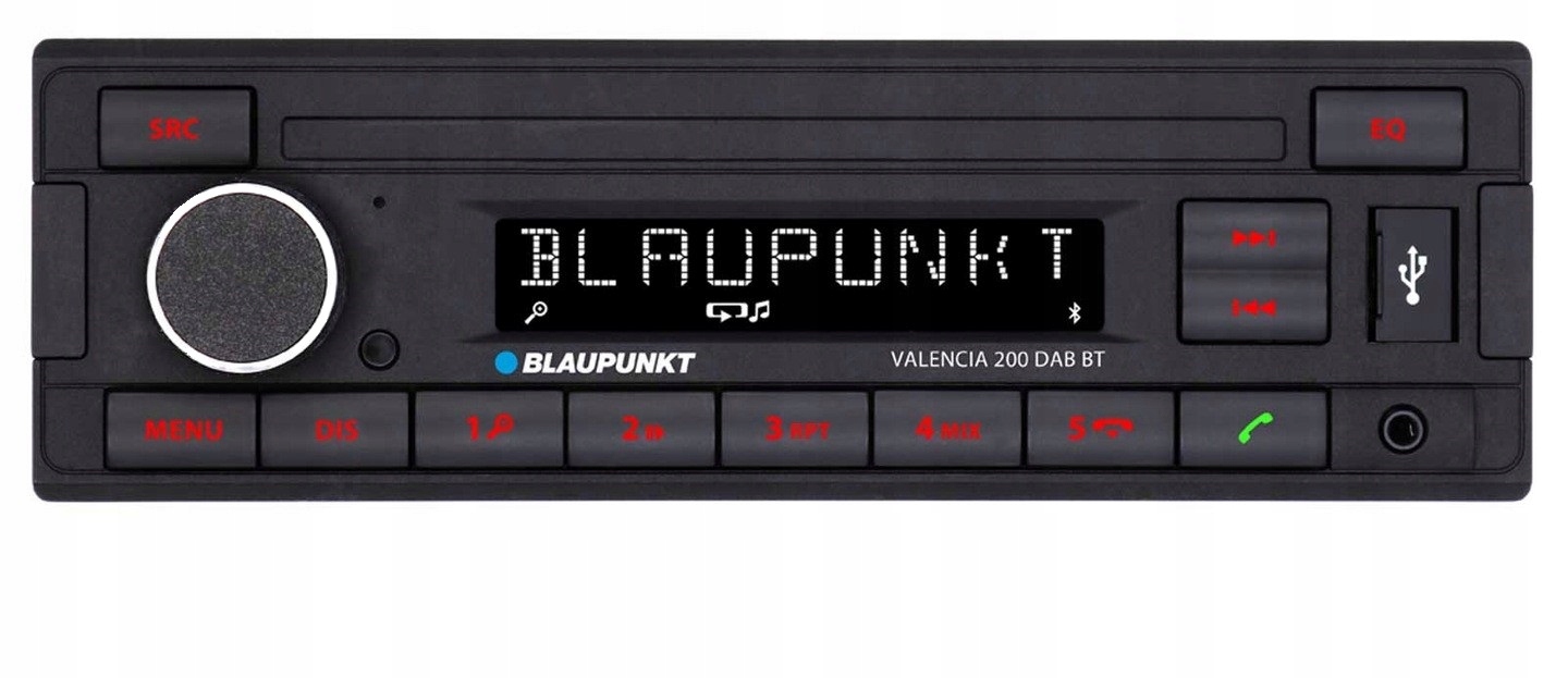 Blaupunkt Valencia 200 Dab autorádio Bluetooth MP3 Usb Aux