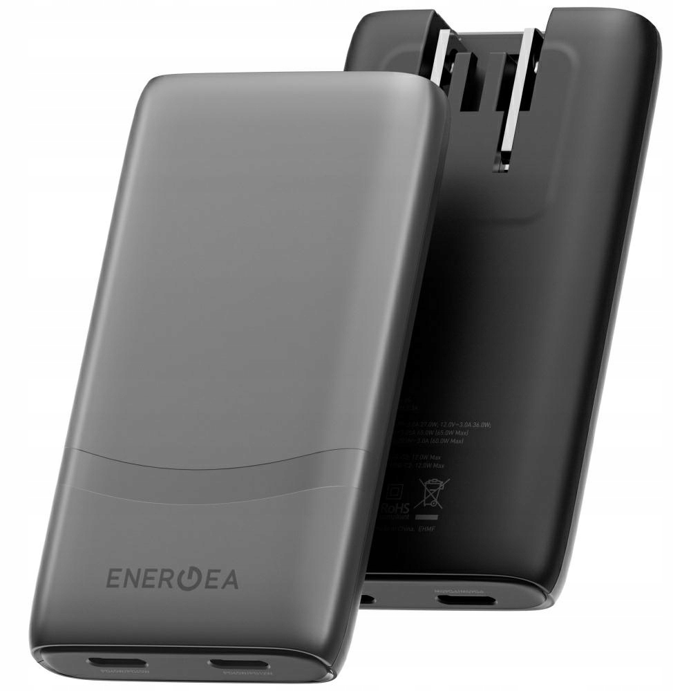 Síťová nabíječka Energea TravelWorld Edge 65W 2xUSB-C PD/PPS/QC3.0 (us/
