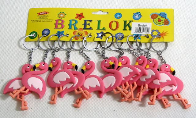 

Brelok Gumowy Flaming 9cm Zestaw 12SZT