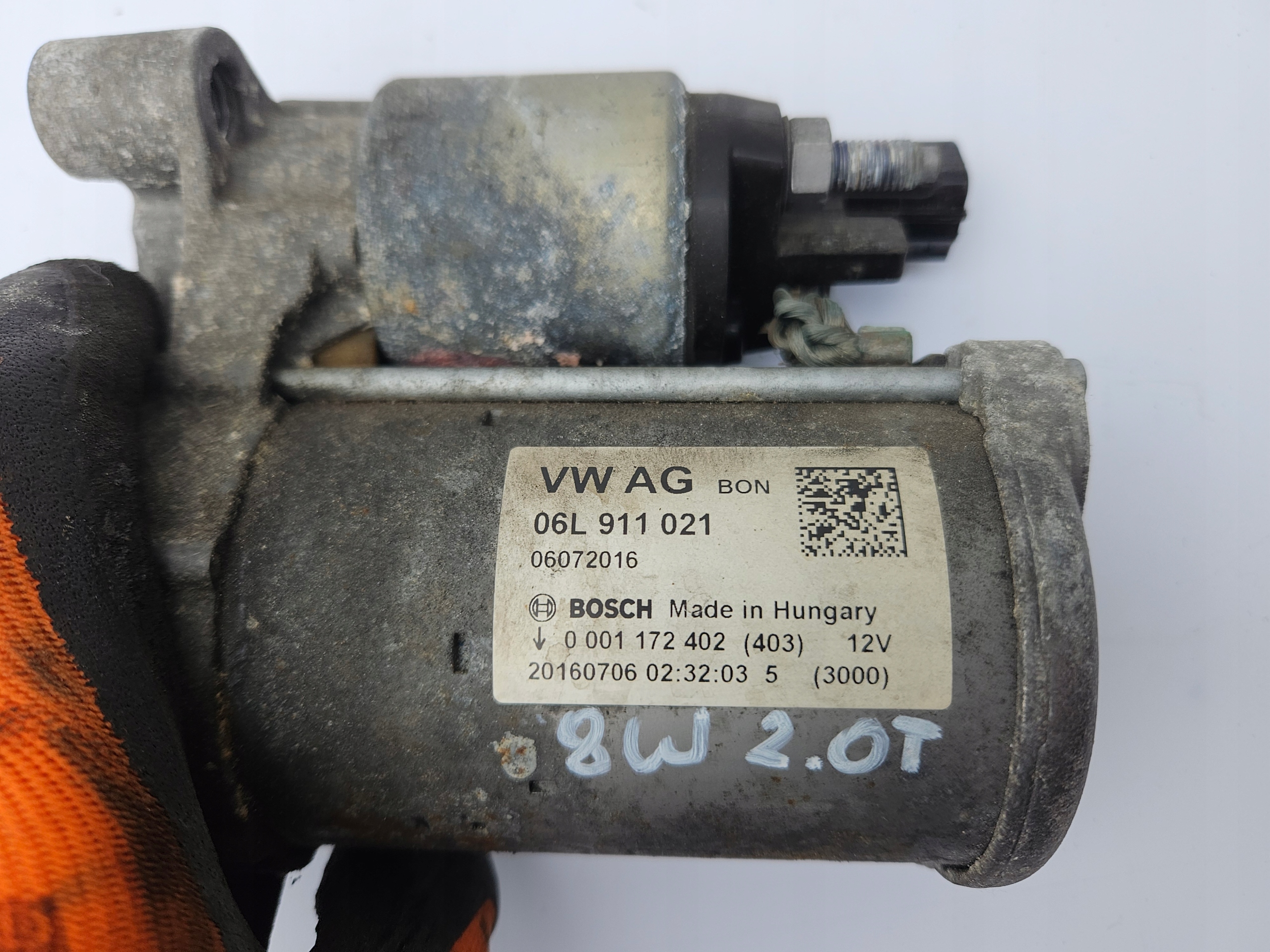 starter AUDI A4 B9 A5 8W 2.0T 2.0 TFSI 06L911021