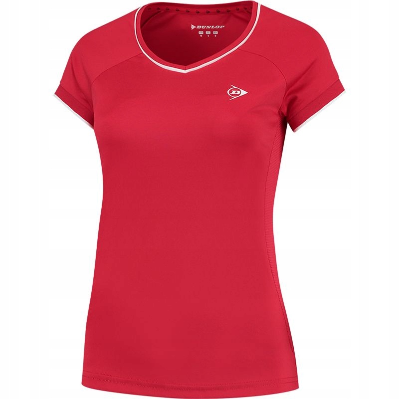 Dámské Tenisové Tričko Dunlop Club Crew Tee Women Red M