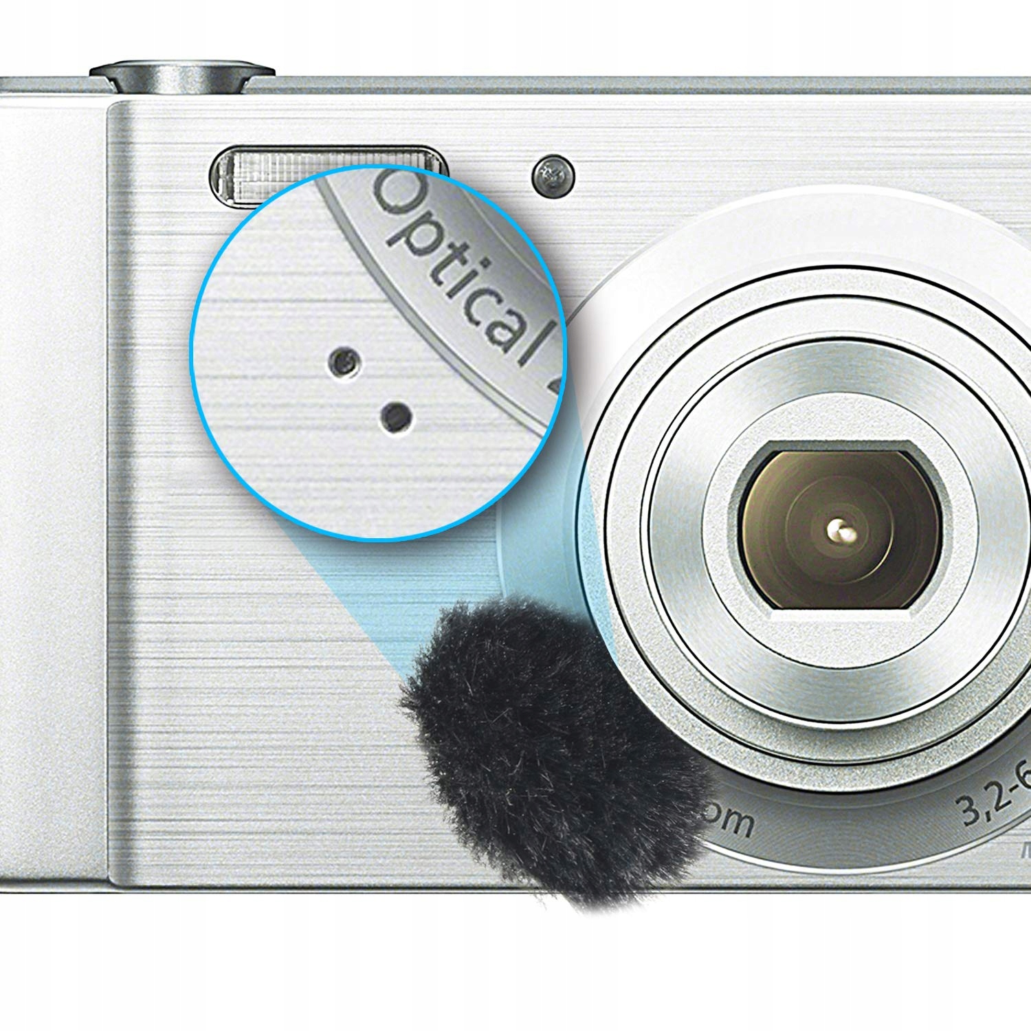 YOUSHARES FUTRZANA OSŁONA PRZECIWWIATROWA DO LUSTRZANKI CYFROWEJ