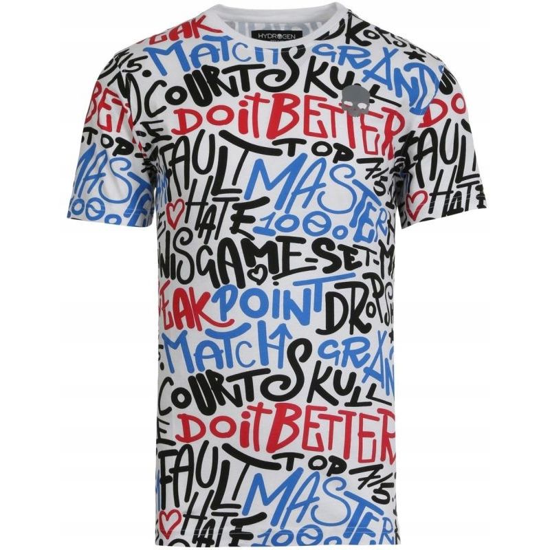 Tričko Hydrogen Graffiti Tee Men White S