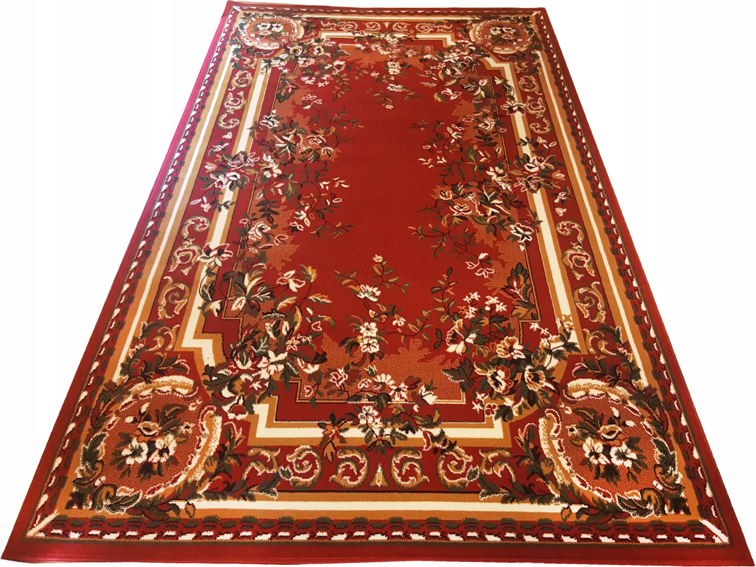 

Solidny Dywan Alfa Tkany 250x350 Mirror Bordo Hq