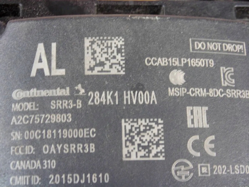 Nissan Qashqai II sensor martwego pola left