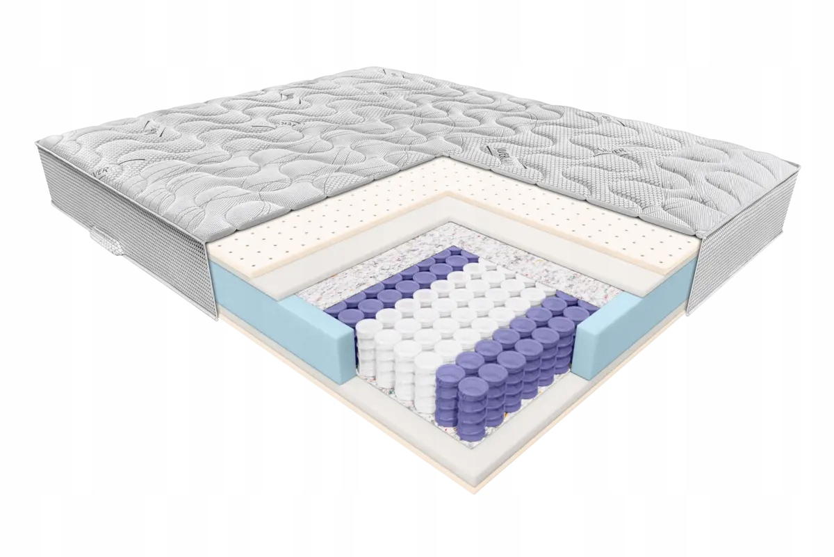 Janpol Matrac Cora 120x200 Silver Care 3D Pružinový