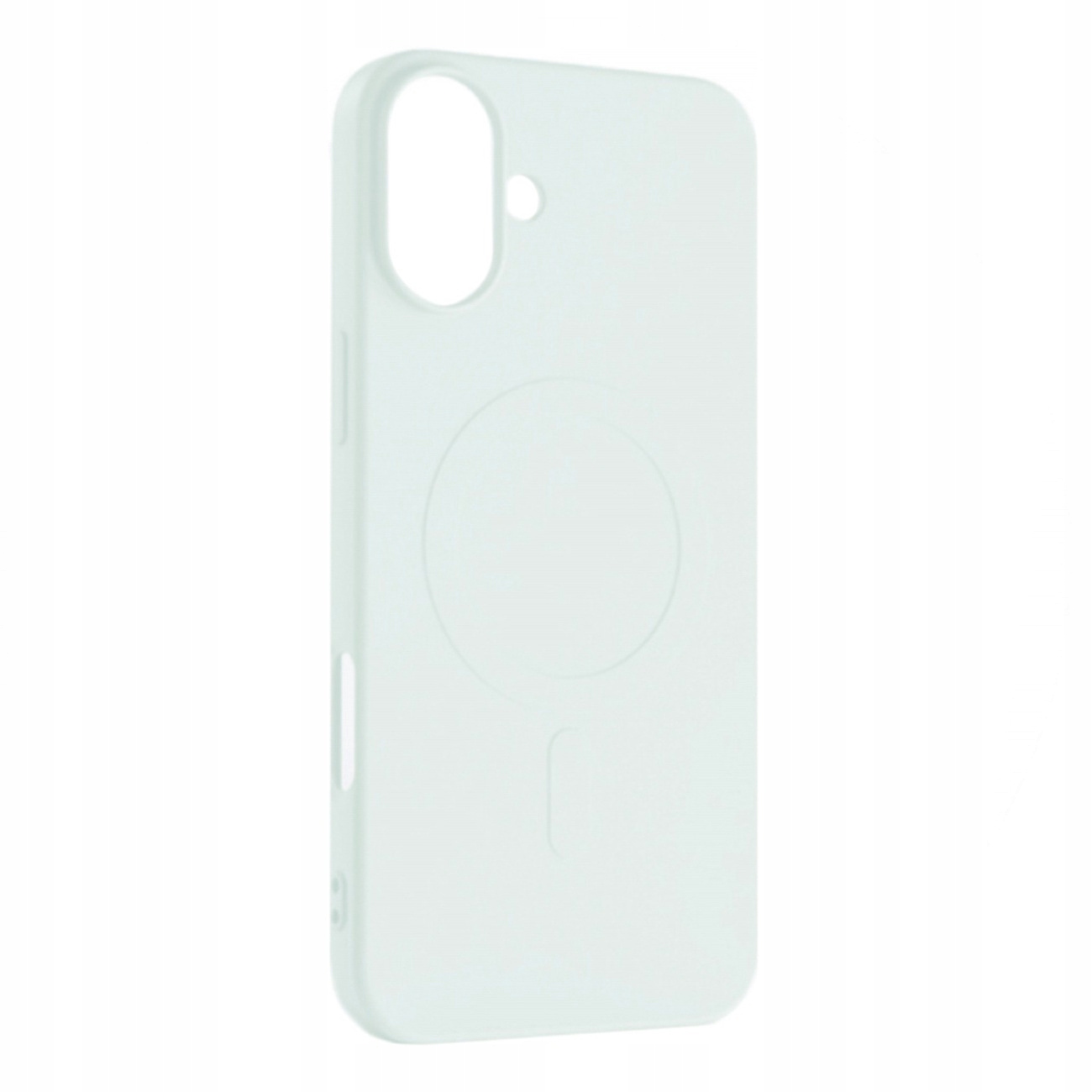 Etui Liquid Silicone Case MagSafe na iPhone 16 błękitne Hurtel