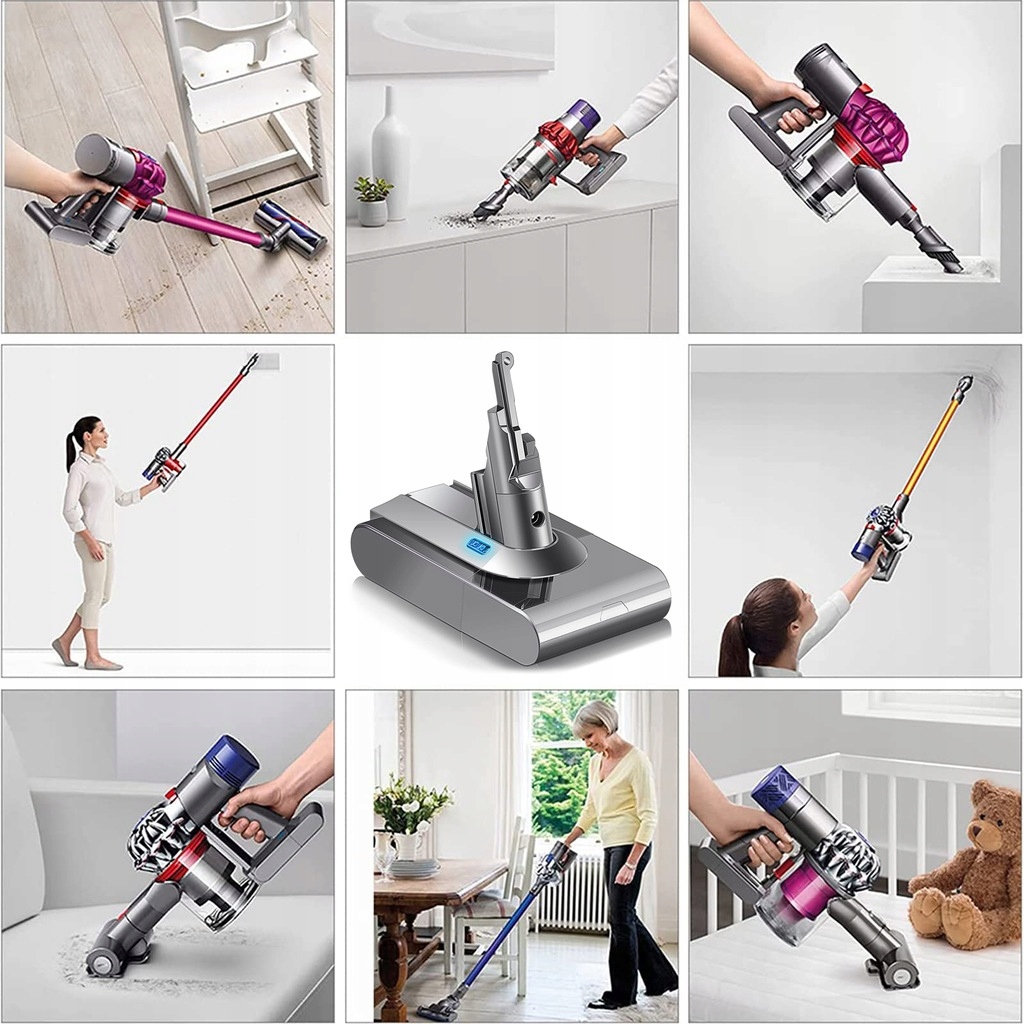 BEZPRZEWODOWY AKUMULATOR DO DYSON V8 SV10 4600MAH WYMIEŃ BATERIĘ Pojemność akumulatora 4600 mAh