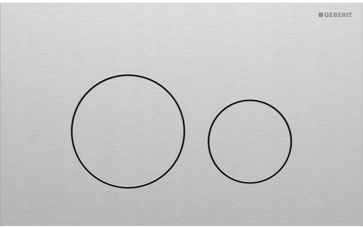 Geberit Splachovací Tlačítko SIGMA40, Kartáčované