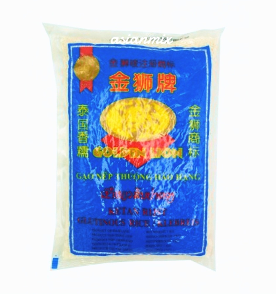 Golden Lion Asijská lepivá rýže 4.5 kg pro sushi onigiri čínská kuchyně