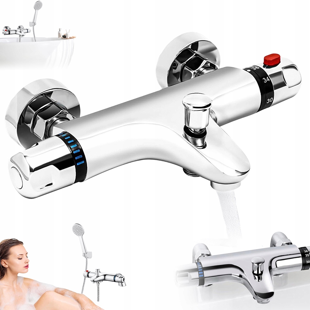 Nástěnná Sprchová Termostatická Baterie Odolná Vůči Korozi